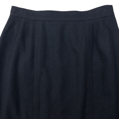 Vintage 80s Gucci Wool Skirt Womens Size W26 | W26, Black