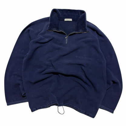 Stone Island 1992 Pullover Fleece Smock | XL, Navy