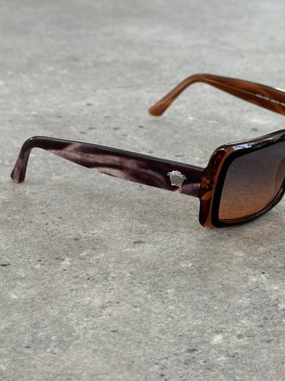 Versace 2000s Square Medusa Sunglasses