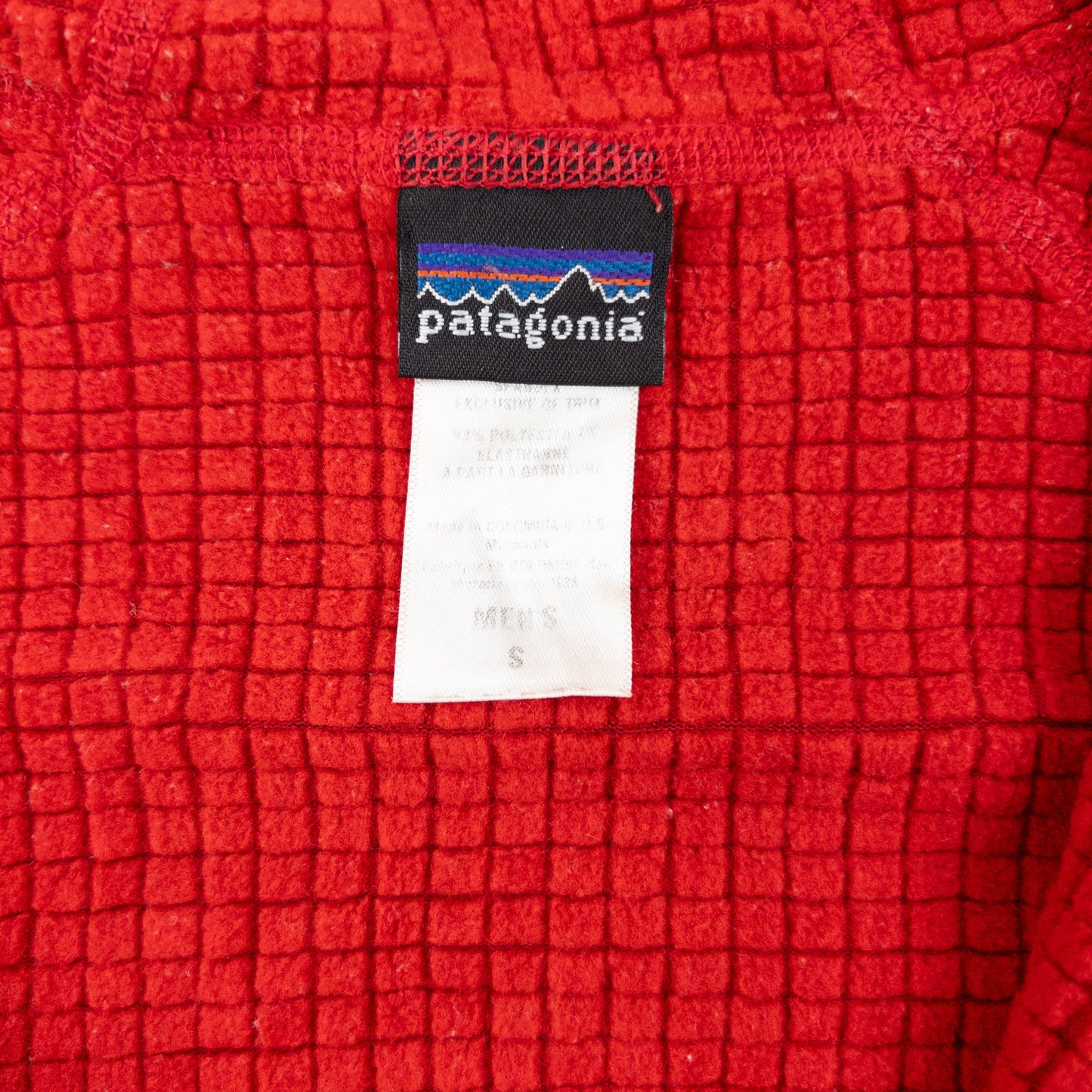 Vintage 2000s Patagonia Half Zip Waffle Fleece Hoodie Size S | Small, Red