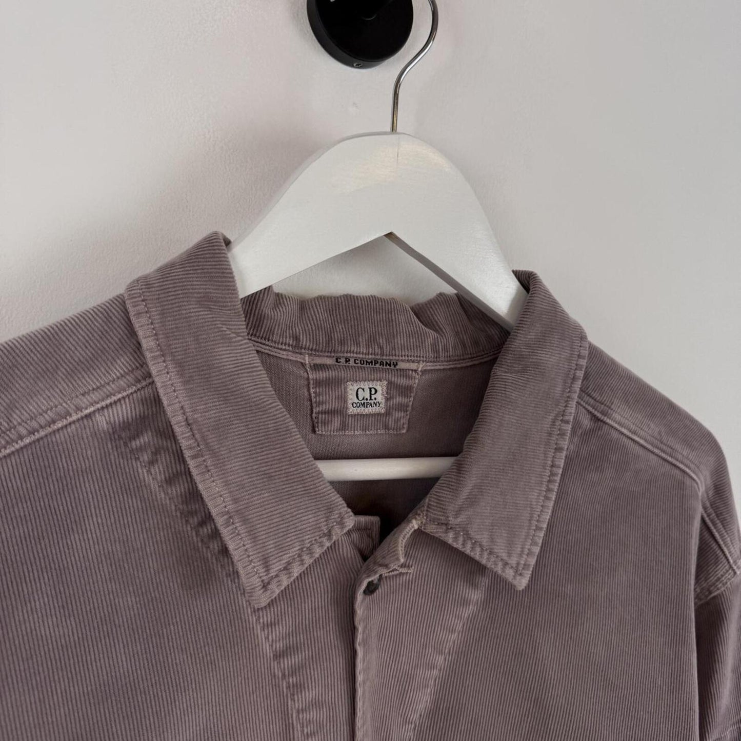 C.P. Company Corduroy Overshirt Lilac (XL) | Extra Large, Lilac
