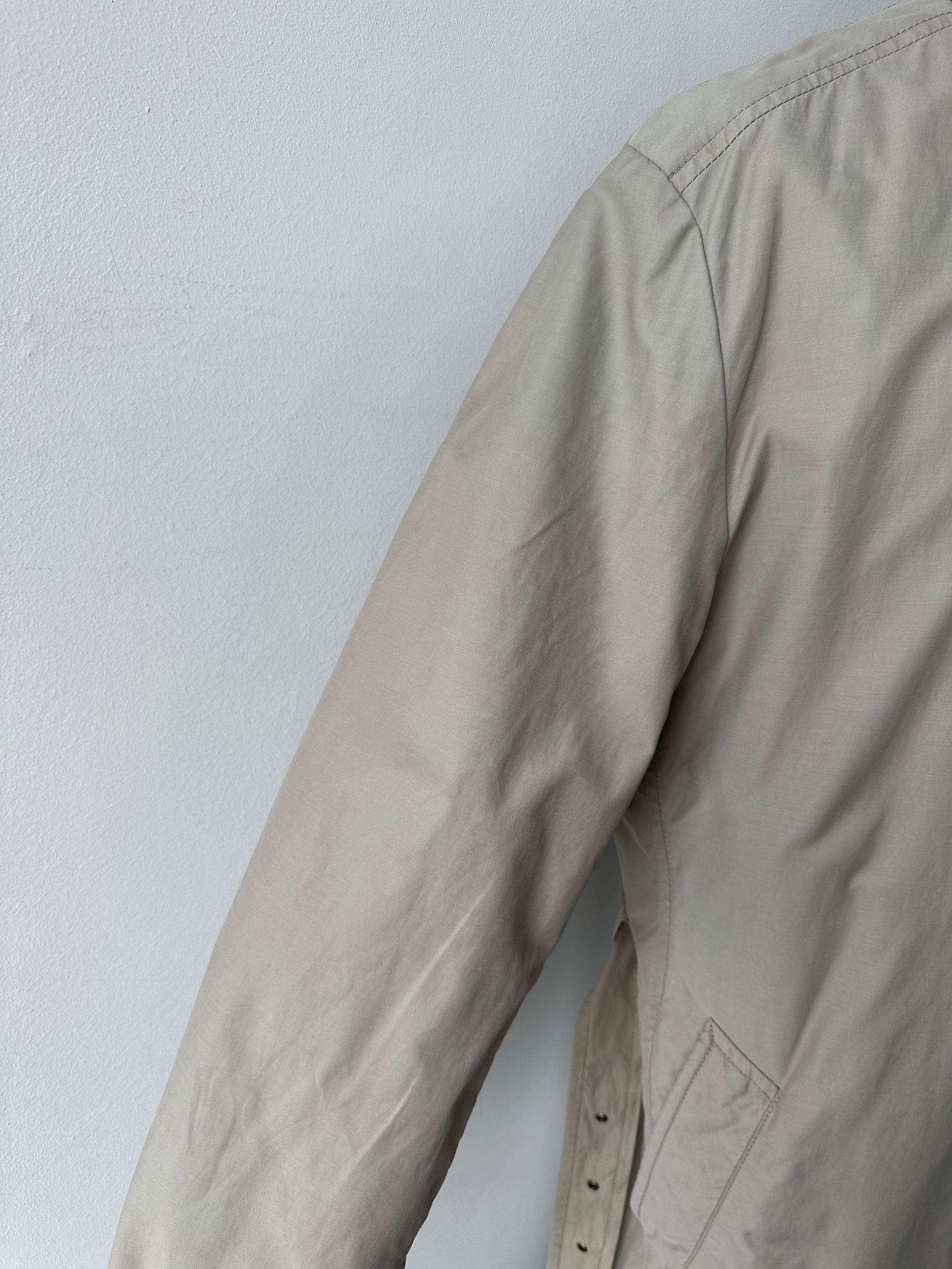 Hugo Boss 2000s High Neck Belted Trench Coat - L
