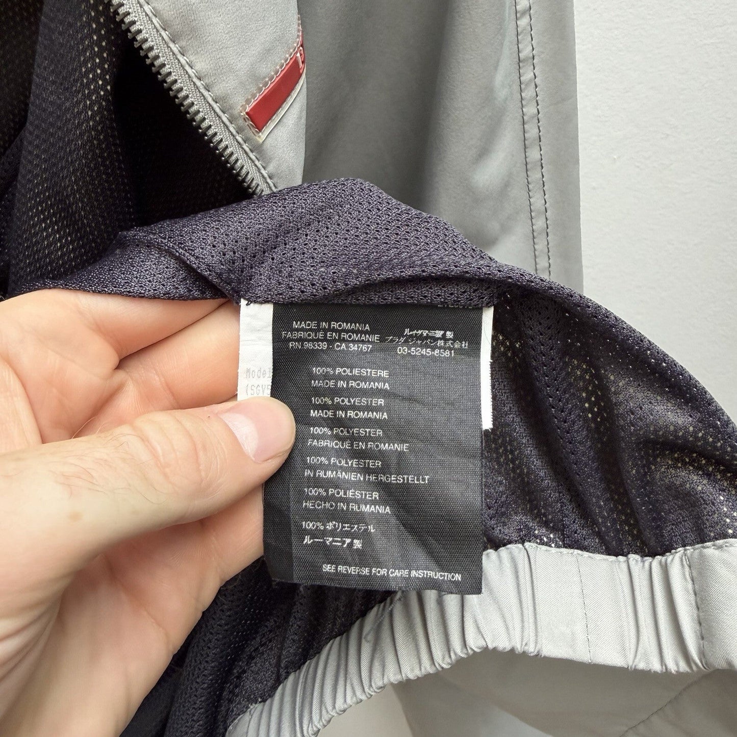 Prada Sport Gore-Tex Jacket (L) | Large, Grey