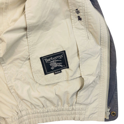 Vintage 90s Burberry Zip Up Jacket Size S | Small, White