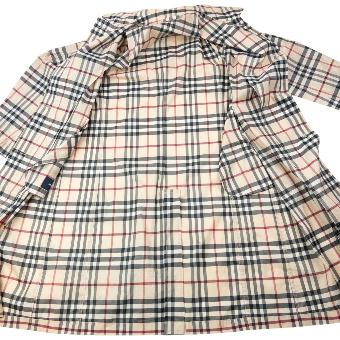 Vintage 2000s Burberry Nova Check Rain Jacket Womens Size M | Medium, Beige, Black, Red