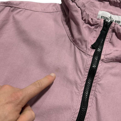 Stone Island Pink Pullover Smock Jacket | XL, Pink