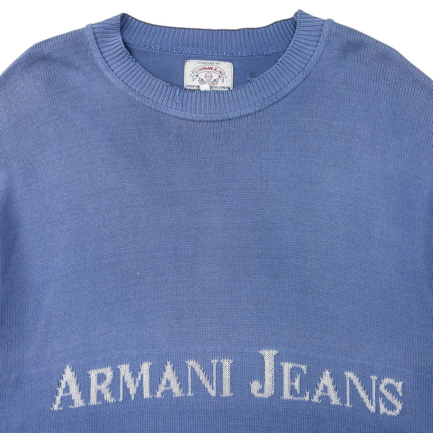 Vintage Armani Jeans Knit Jumper Size L
