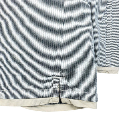 Vintage 2000s PPFM Striped Button Up Jacket Size M | Medium, Grey