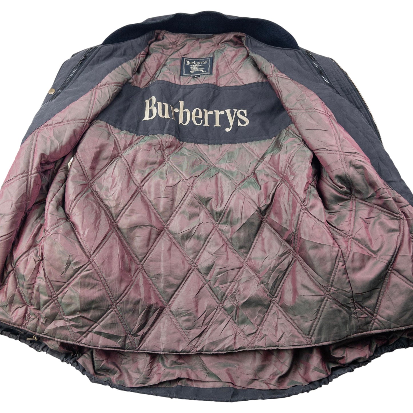 Vintage 90s Burberry Zip Up Jacket Size M | Medium, Multicoloured