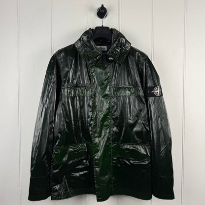 Stone Island Mussola Prismatica Jacket Deep Gloss Green (L) | Large, Multicoloured