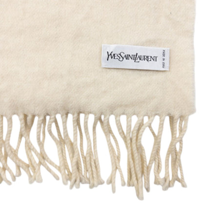 Vintage YSL Yves Saint Laurent Wool Tassel Scarf