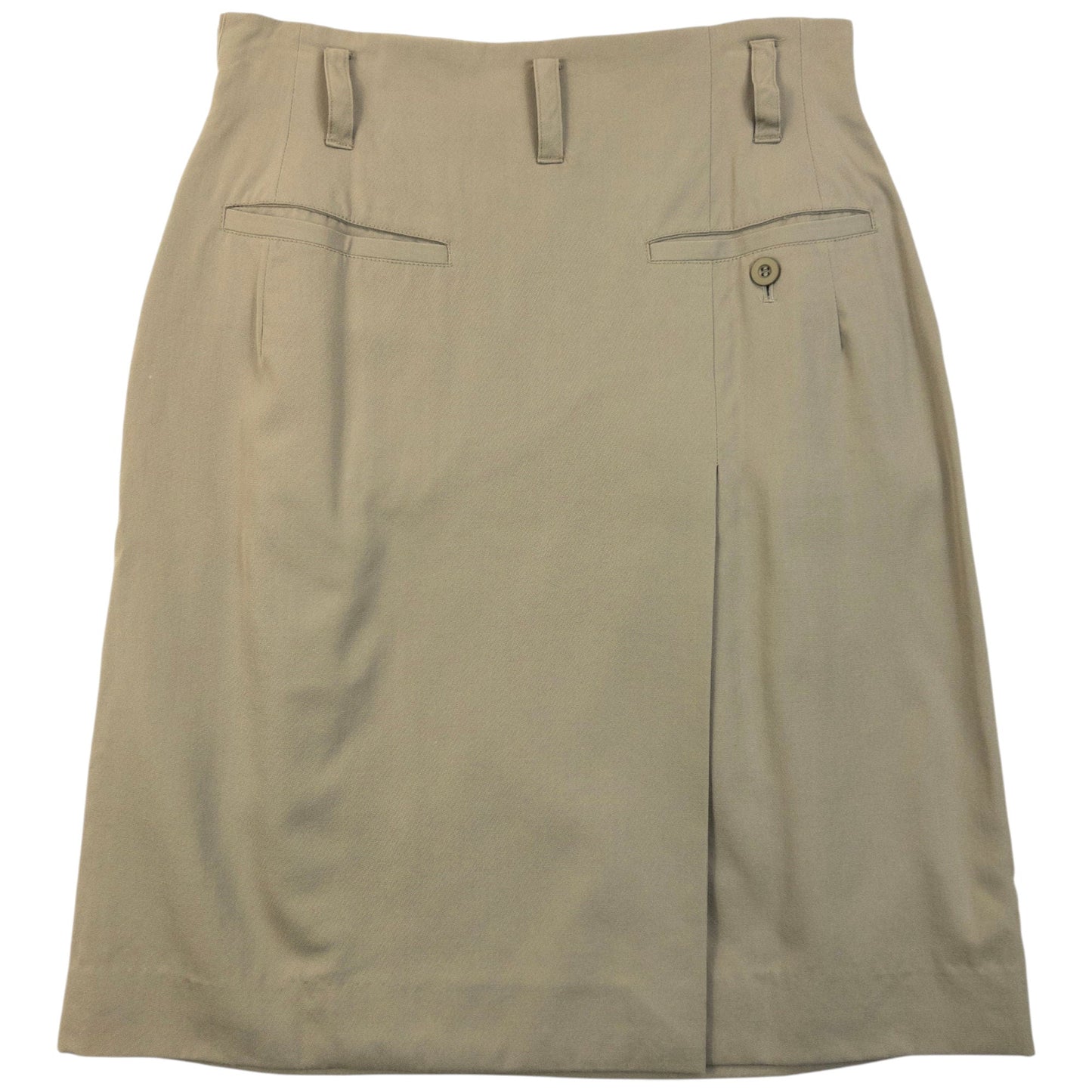 Vintage 90s Issey Miyake Jacket & Skirt Suit Set Womens Size S | Small, Beige