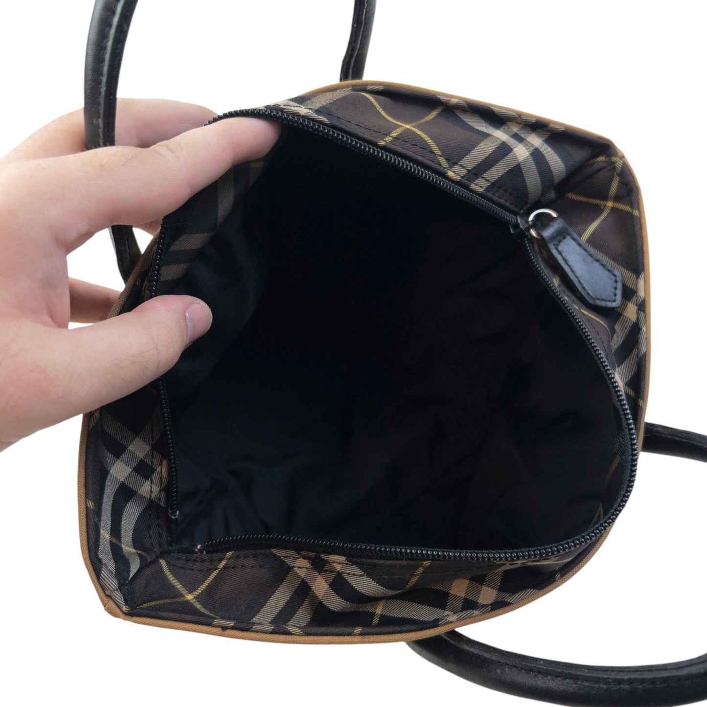 Vintage 2000s Burberry Blue Label Nova Check Handbag | O/S, Multicoloured