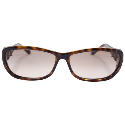 Vintage 2000s Gucci Diamanté Tortoise Shell Sunglasses | O/S, Brown