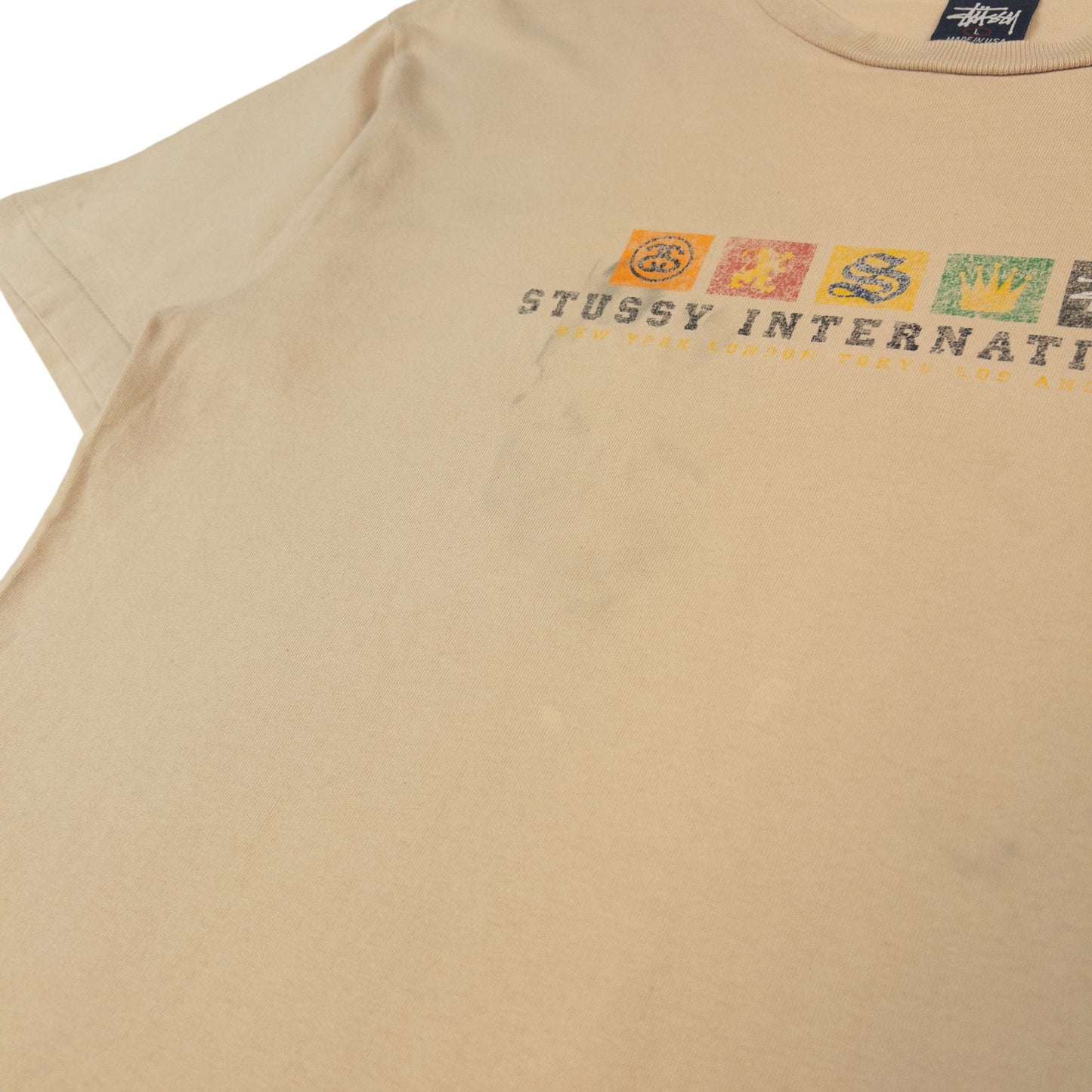 Vintage Stussy International T Shirt Size L