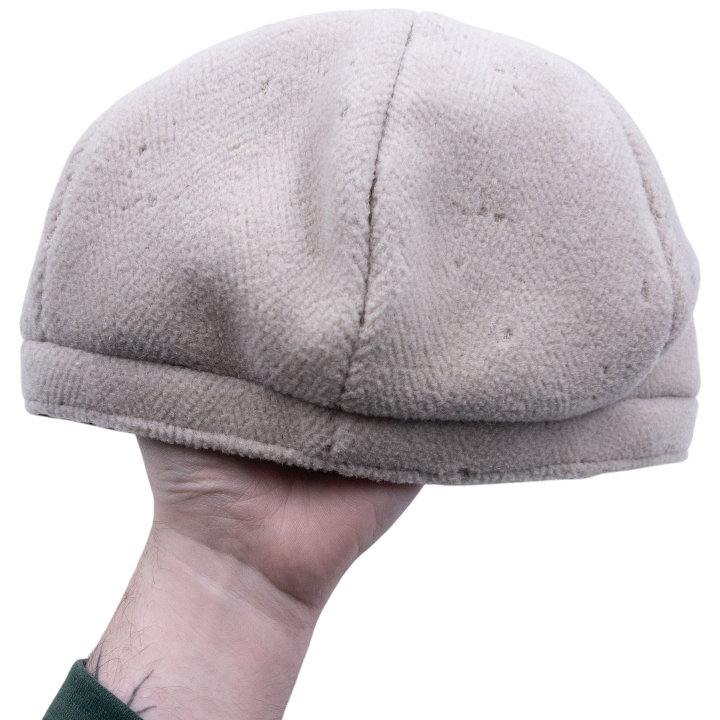 Vintage Burberry Wool Newsboy Hat Size M | O/S, Beige