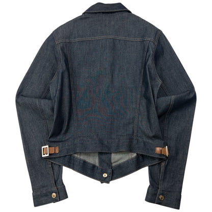Vintage SS2000 Gucci Denim Jacket Womens Size S | Small, Multicoloured