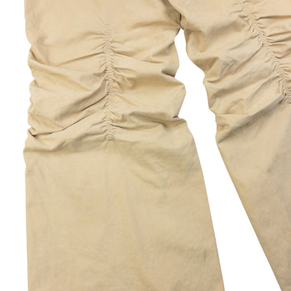 Vintage Maharishi Ruched Wide Leg Trousers Size W29 | W29, Beige