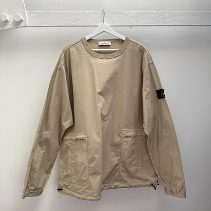 Stone Island Canvas Pullover Jumper (XXL) | XXL, Beige