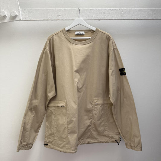Stone Island Canvas Pullover Jumper (XXL) | XXL, Beige