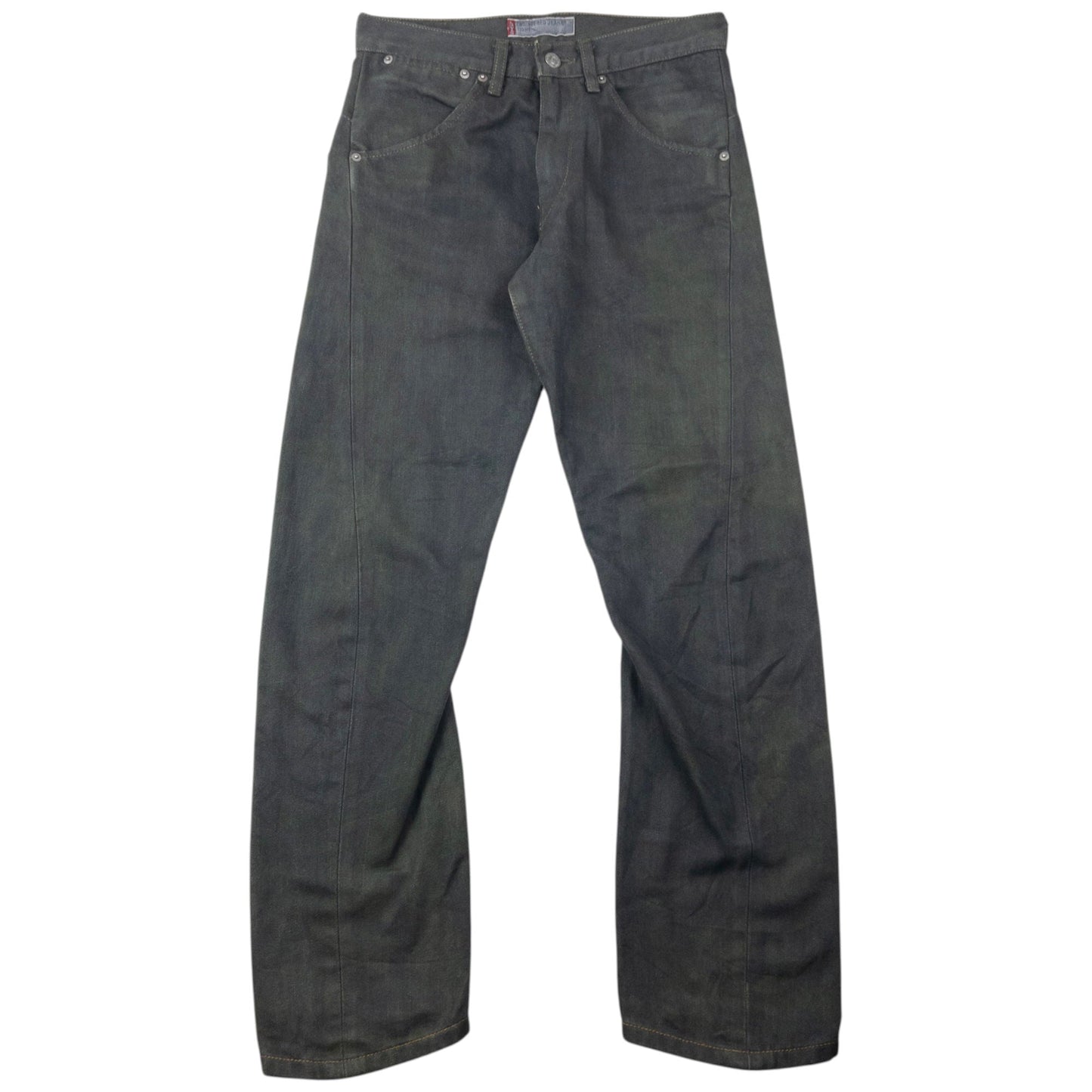 Vintage 2000s Levi's Engineered Garments Denim Jeans Size W27 | W27, Green