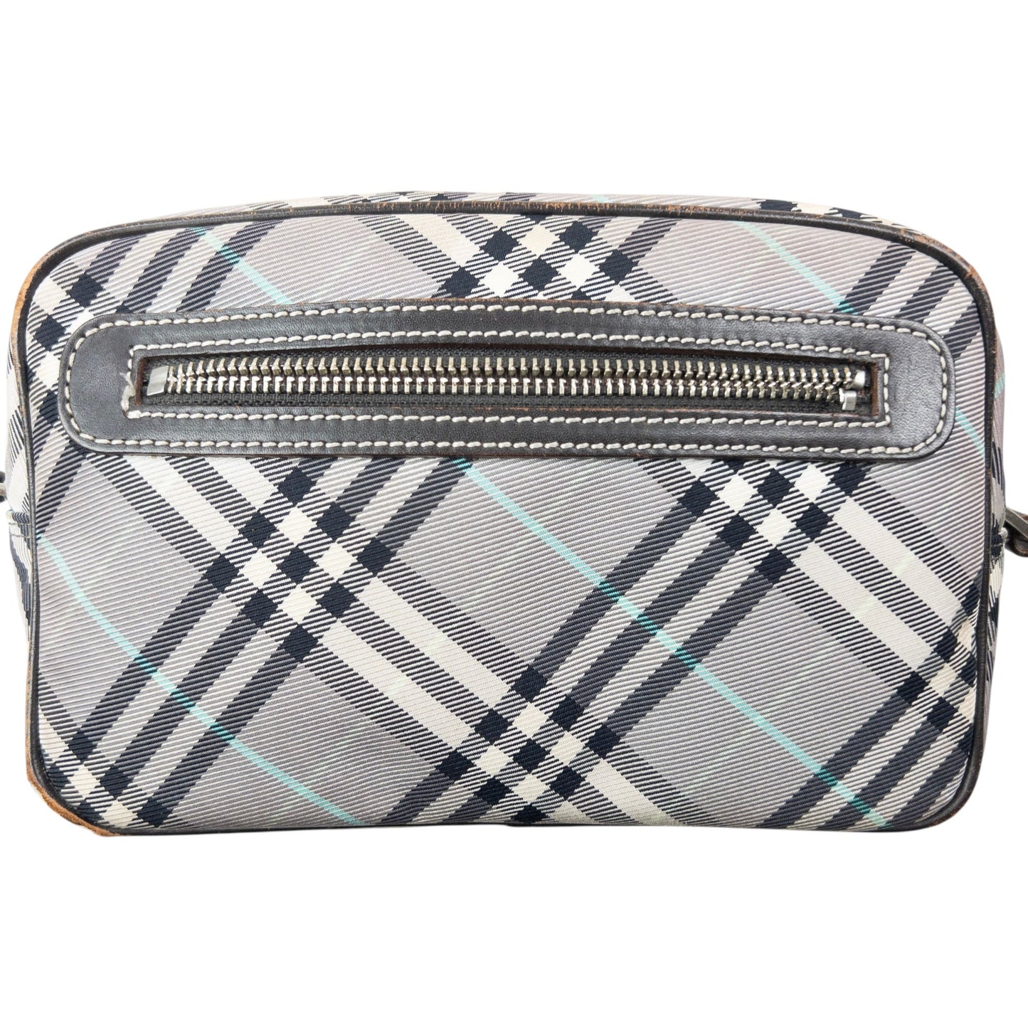 Vintage 2000s Burberry Blue Label Nova Check Crossbody Bag | O/S, Blue