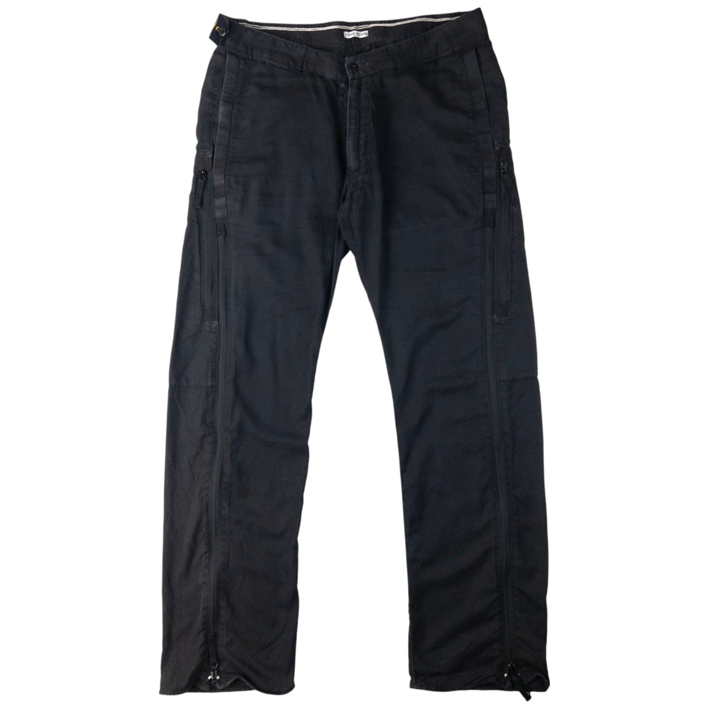 Vintage Stone Island Full Zip Lightweight Trousers Size W35