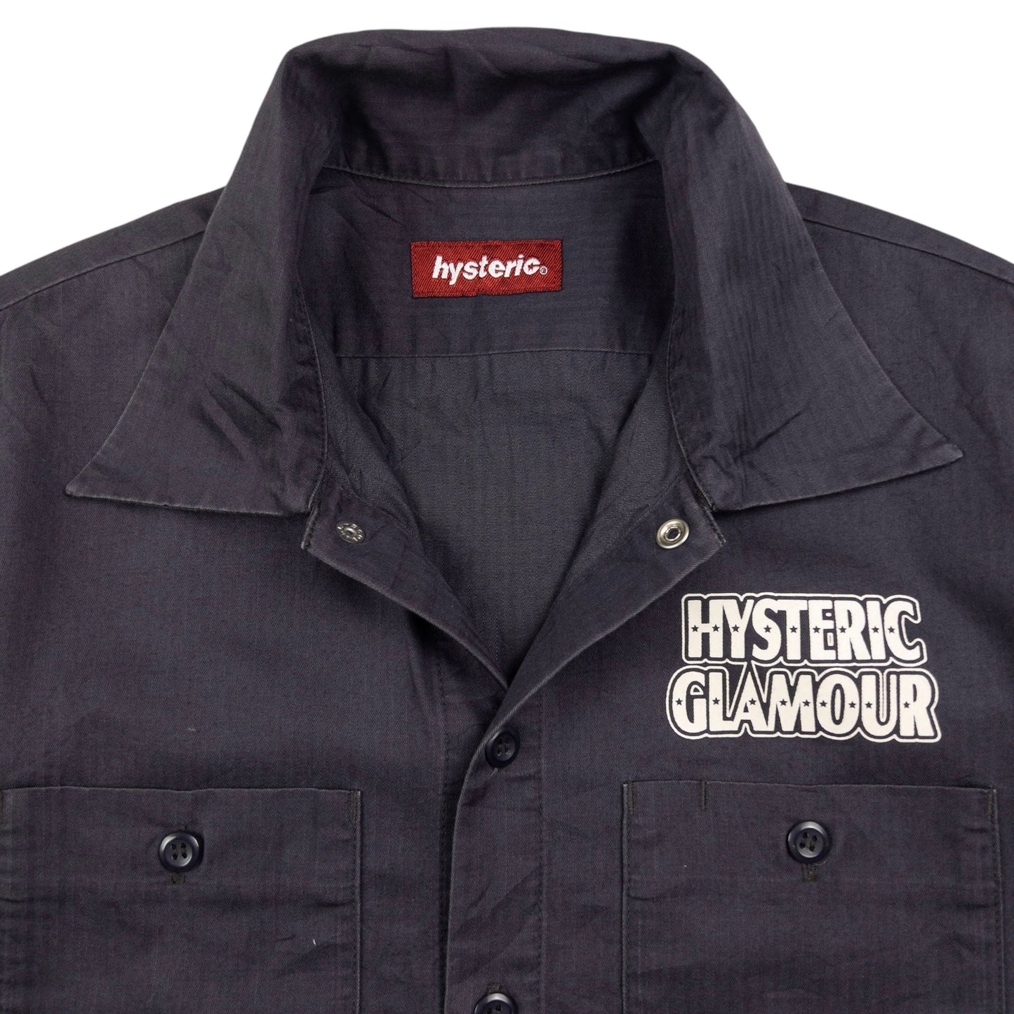 Vintage Hysteric Glamour Fever Graphic Button Up Shirt Womens Size S