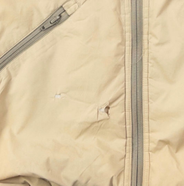 Vintage 2000s Stussy Padded Zip Up Jacket Size L | Large, Beige