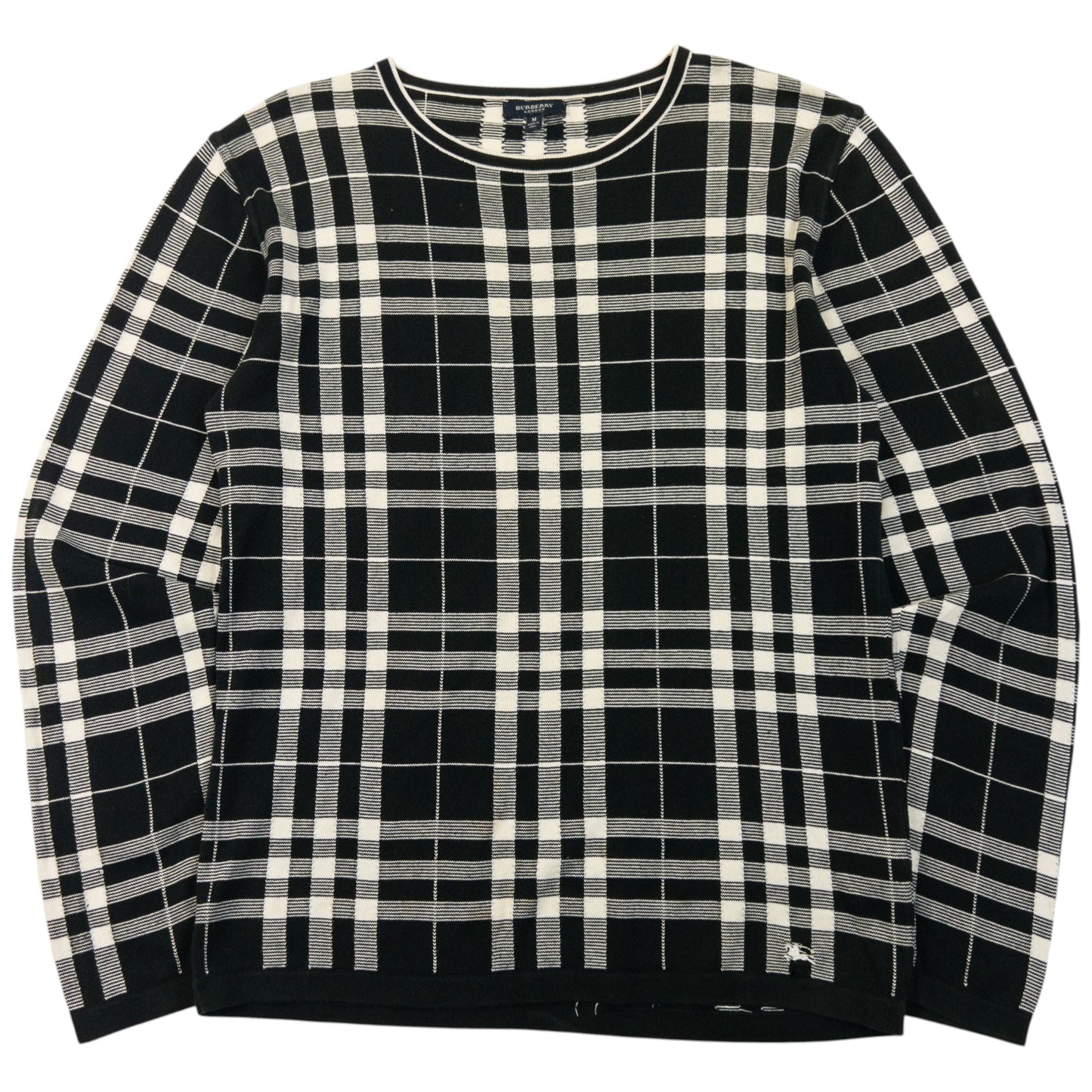 Vintage 2000s Burberry Nova Check Jumper Size M | Medium, Multicoloured