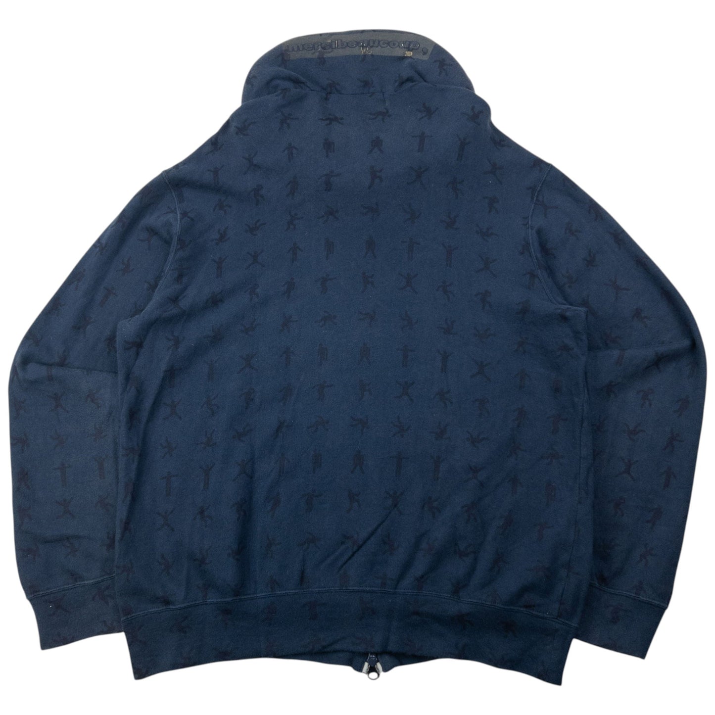 Vintage 90s Mercibeaucoup By Issey Miyake Zip Up Sweatshirt Size M | Medium, Navy