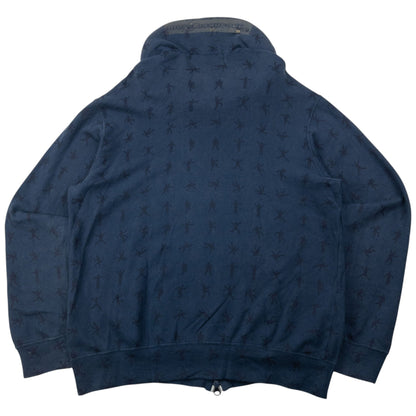 Vintage 90s Mercibeaucoup By Issey Miyake Zip Up Sweatshirt Size M | Medium, Navy
