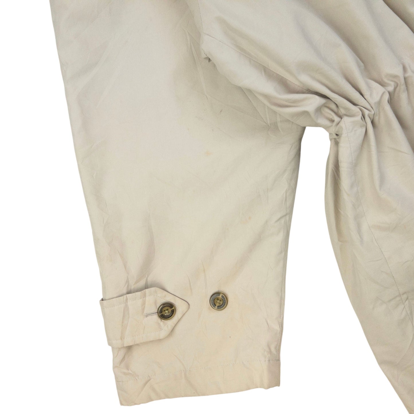 Vintage 90s Burberry Zip Up Jacket Size L | Large, Beige