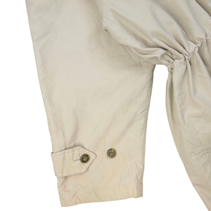 Vintage 90s Burberry Zip Up Jacket Size L | Large, Beige