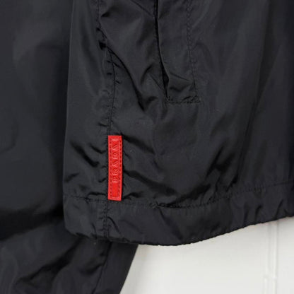Prada Nylon Hooded Jacket (M) | Medium, Black
