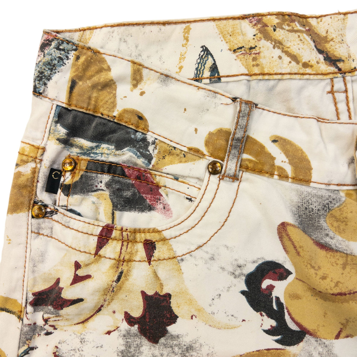 Vintage 2007 Roberto Cavalli Print Pattern Trousers Womens Size W31 | W31, Multi