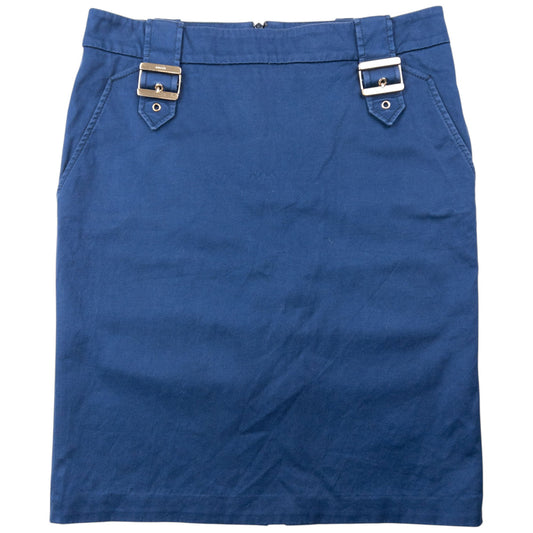 Vintage 2000s Gucci By Tom Ford Buckle Waist Skirt Womens Size W30 | W30, Blue