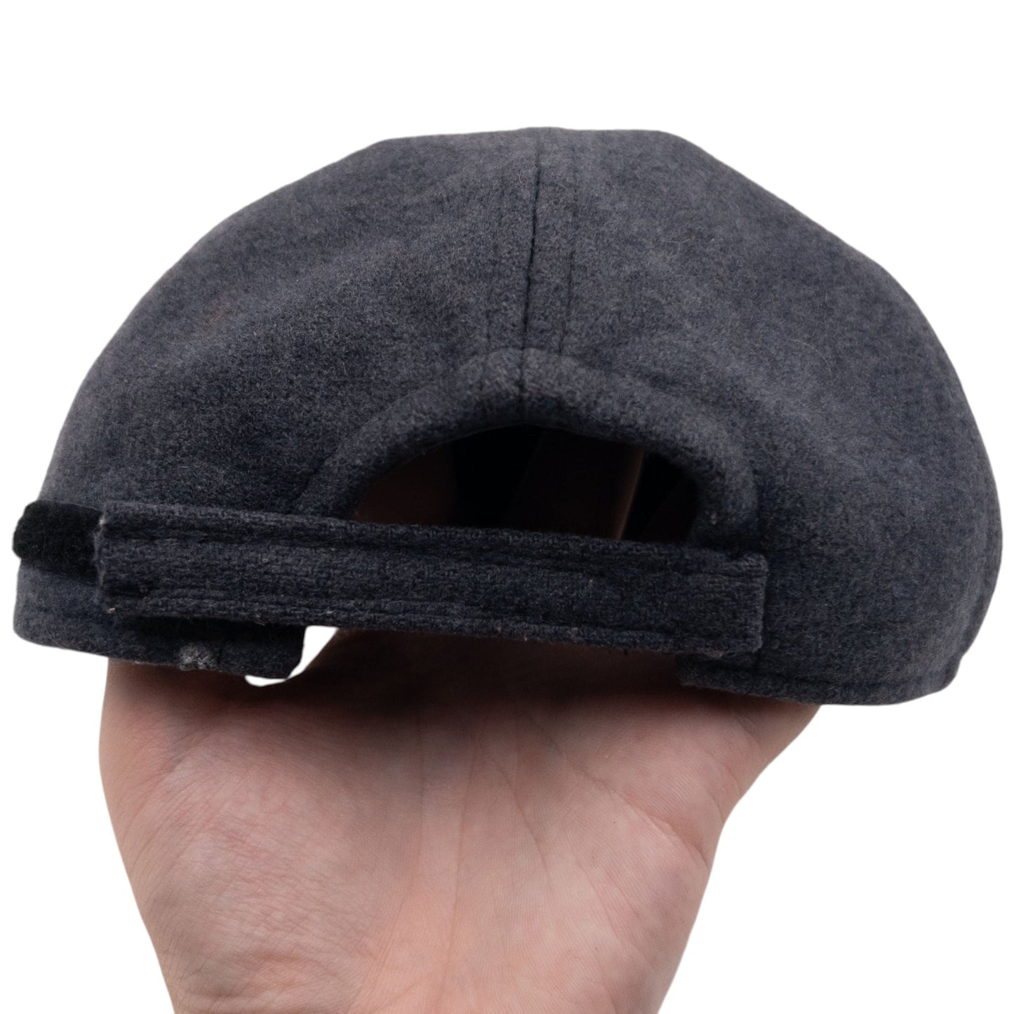 Vintage 90s Burberry Crest Wool Hat | O/S, Grey