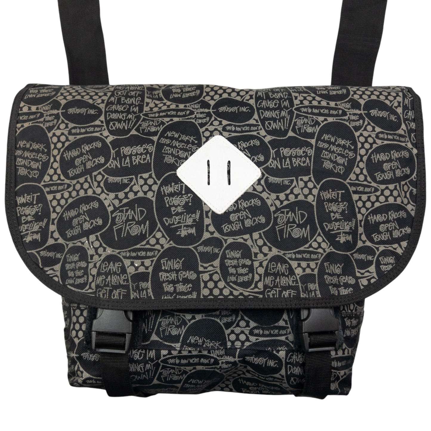 Vintage Stussy Speech Bubble Crossbody Bag