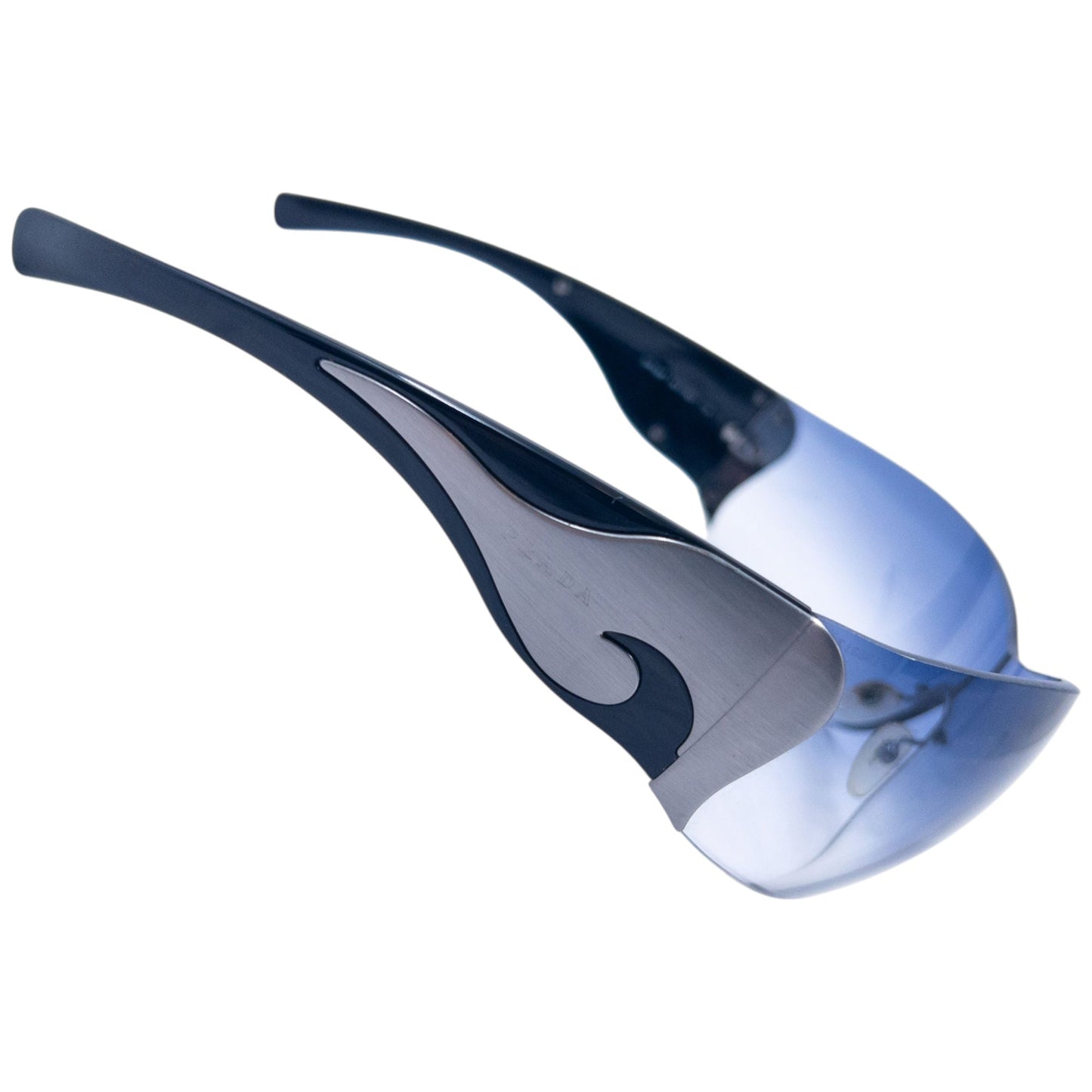 Vintage 2000s Prada Swirl Sunglasses | O/S, Multicoloured