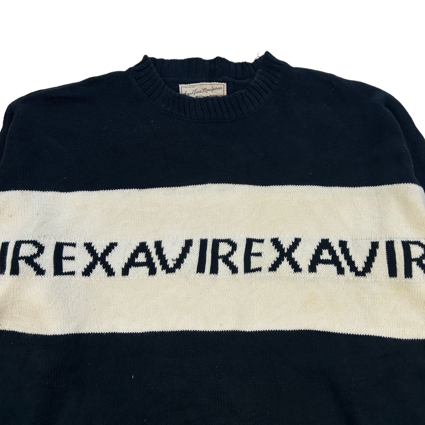Vintage Avirex Knit Jumper Size M