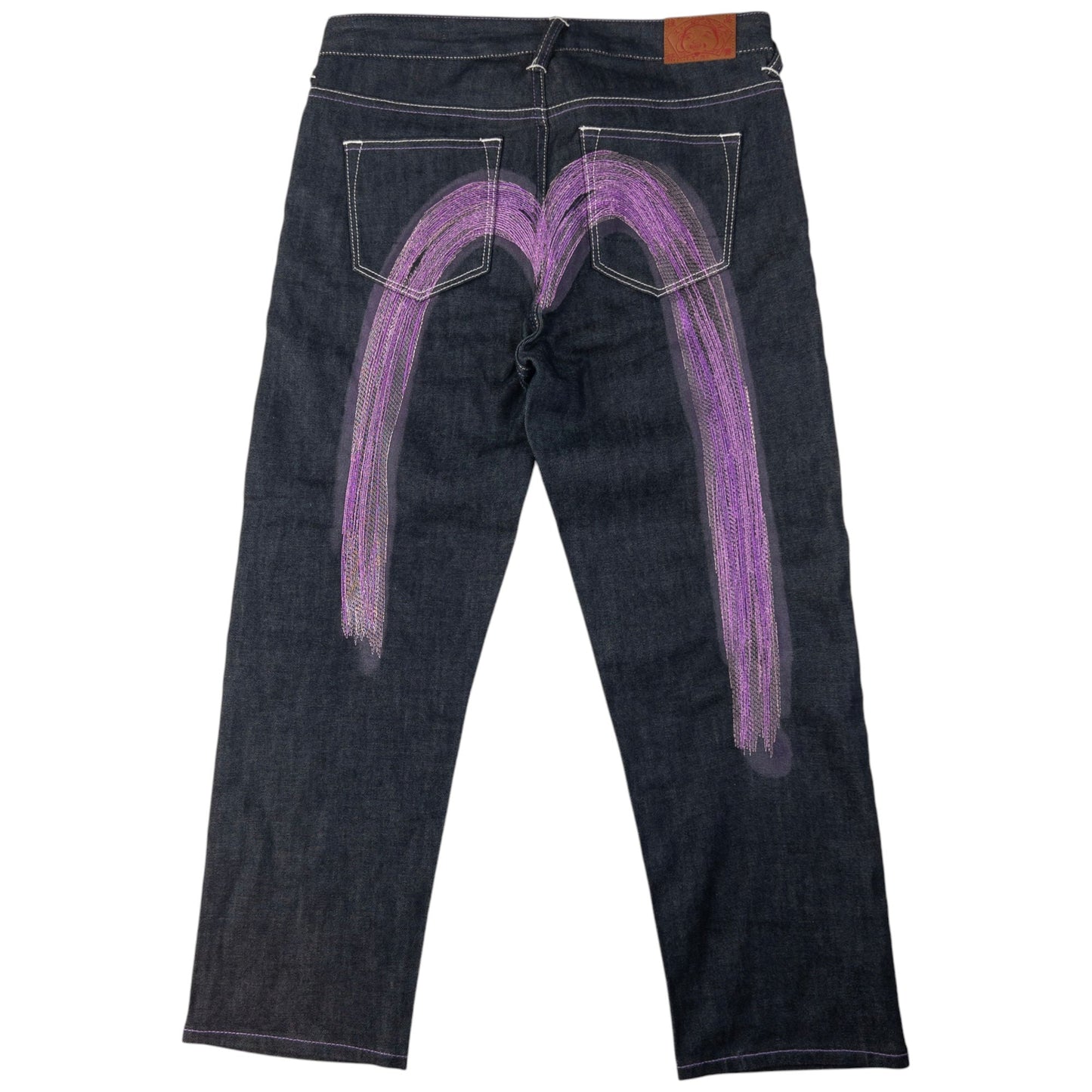 Vintage Evisu Embroidered Daicock Japanese Denim Jeans Size W31