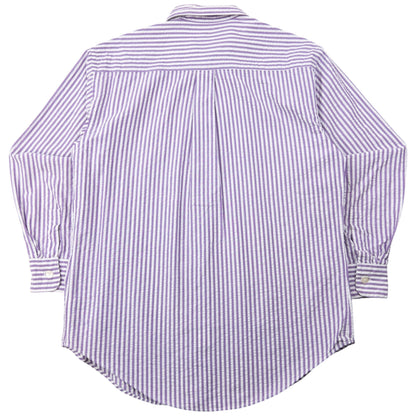 Vintage 90s Issey Miyake Striped Long Sleeve Button Up Shirt Size S