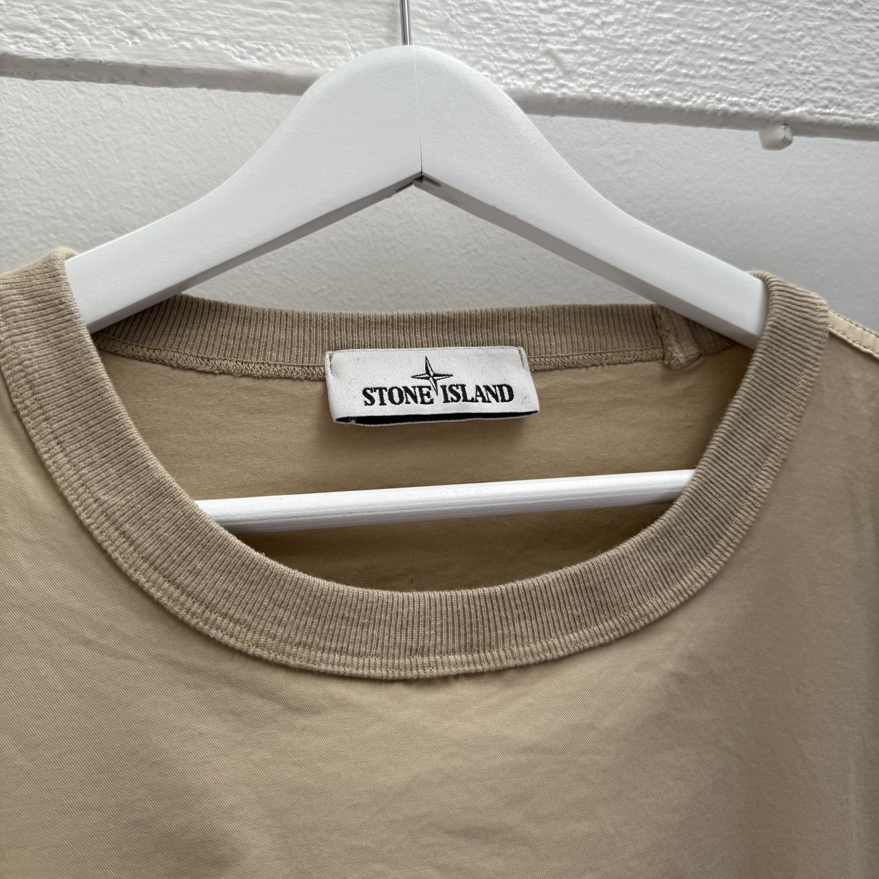 Stone Island Canvas Pullover Jumper (XXL) | XXL, Beige