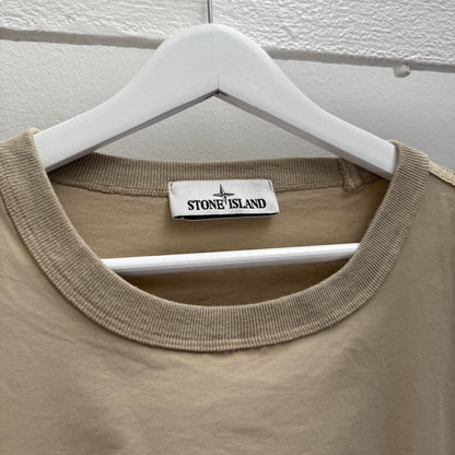 Stone Island Canvas Pullover Jumper (XXL) | XXL, Beige