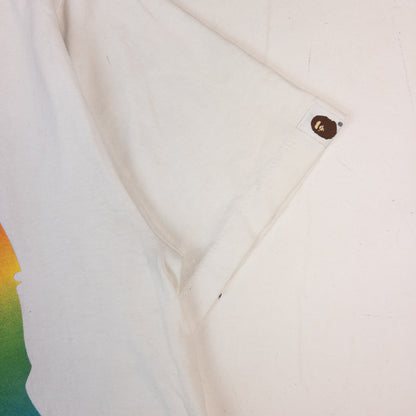 Vintage BAPE Rainbow Graphic T Shirt Size S