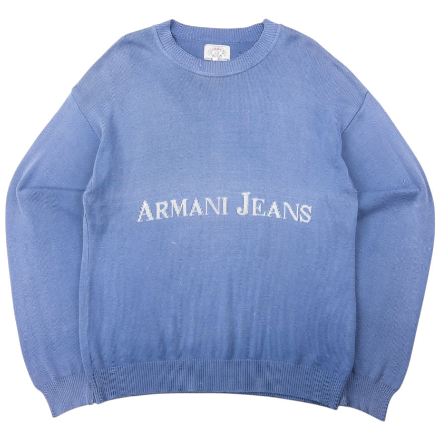 Vintage Armani Jeans Knit Jumper Size L