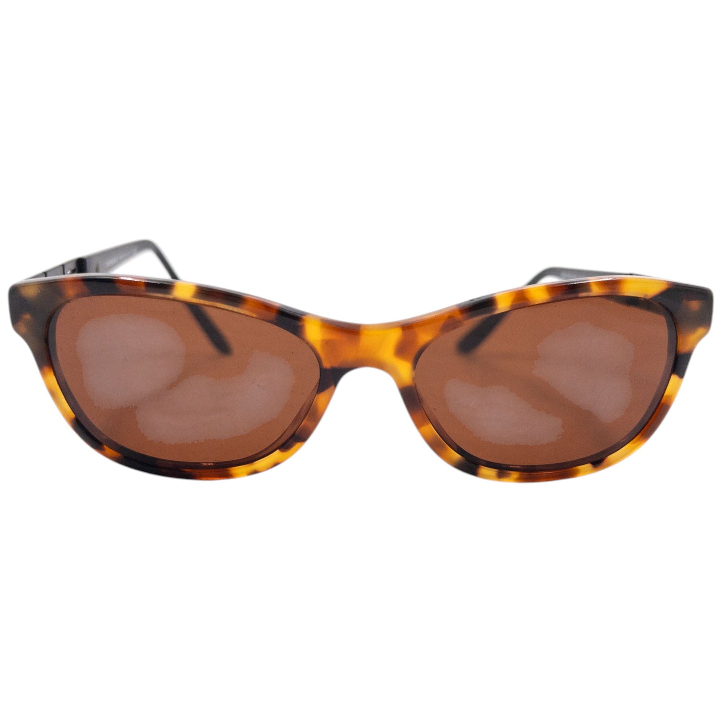Vintage 2000s Fendi Tortoise Shell Diamanté Sunglasses | O/S, Black