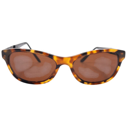 Vintage 2000s Fendi Tortoise Shell Diamanté Sunglasses | O/S, Black