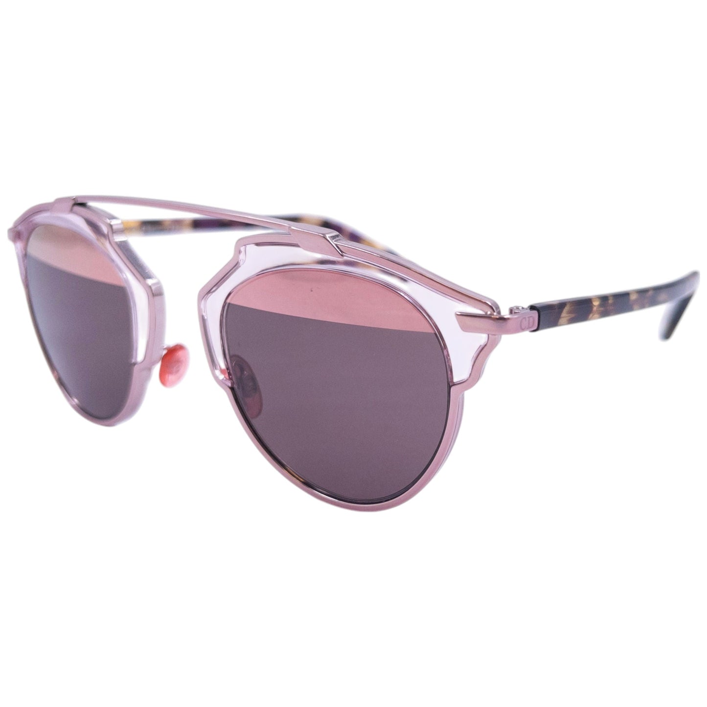 Vintage Dior Chrome Tortoise Shell Sunglasses